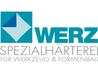 Firma WERZ Logo der Firma WERZ mit der Aufschrift "Spezialhärterei für Werkzeug & Formenbau".