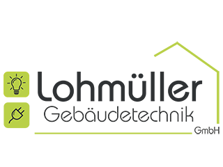 Lohmüller Gebäudetechnik Logo von Lohmüller Gebäudetechnik GmbH mit Lichtsymbolen.